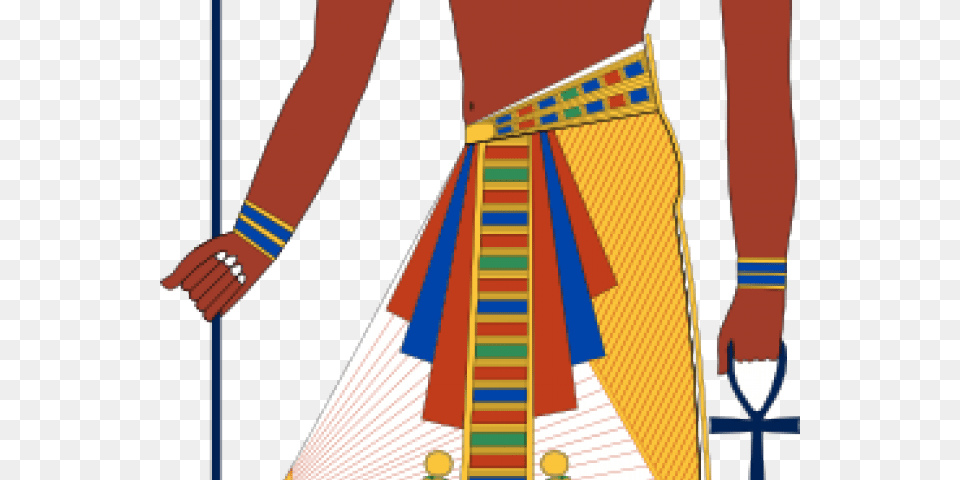 Egypt Clipart King Tut Ancient Egyptian Gods Clothing, Skirt, Accessories, Belt, Person Free Transparent Png