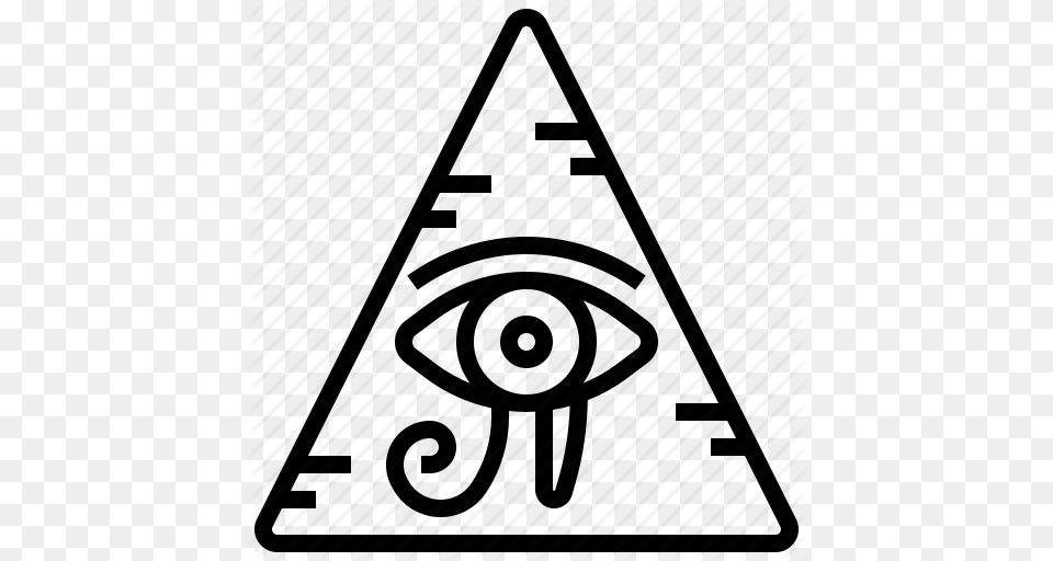 Egypt Eye Horus Icon, Triangle Png