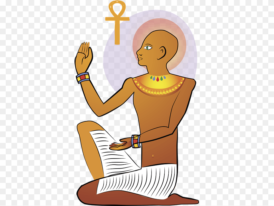 Egypt Figure Graphics Vector Illustration People Vector Graphics, Kneeling, Person, Art, Face Free Transparent Png