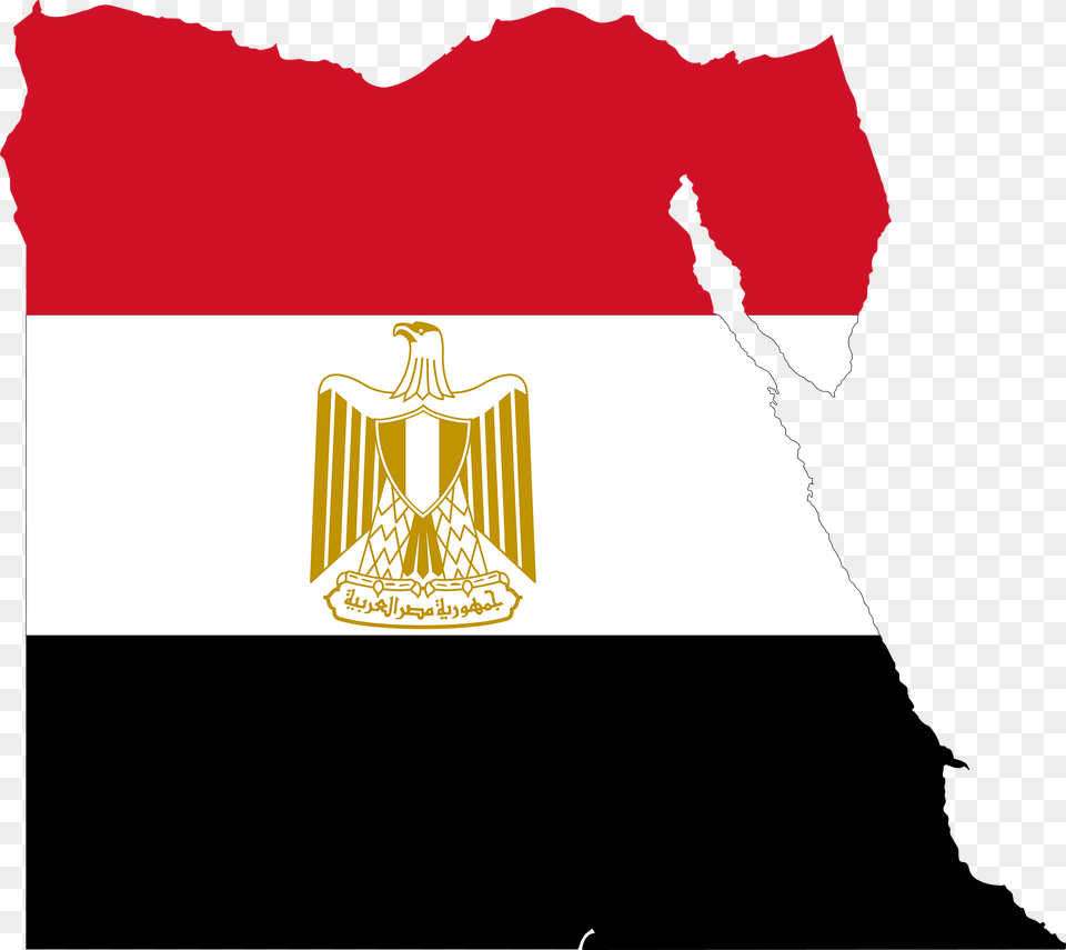 Egypt Flag Map Clipart Free Png Download