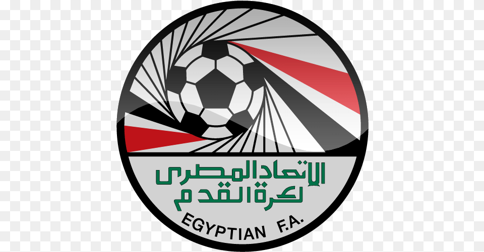 Egypt Football Logo Egypt National Football Team, Badge, Symbol, Ball, Soccer Ball Free Png Download