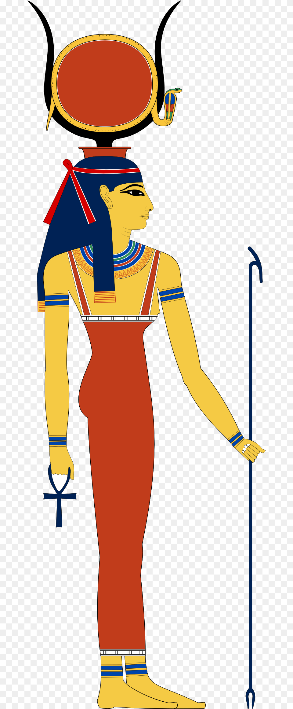 Egypt Hathor Svg Ancient Egyptian Goddess Hathor, Adult, Female, Person, Woman Png Image