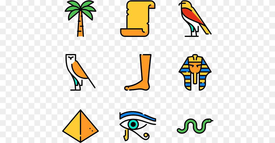 Egypt Icon Packs Ancient Egypt Icons, Animal, Bird, Art, Person Free Png
