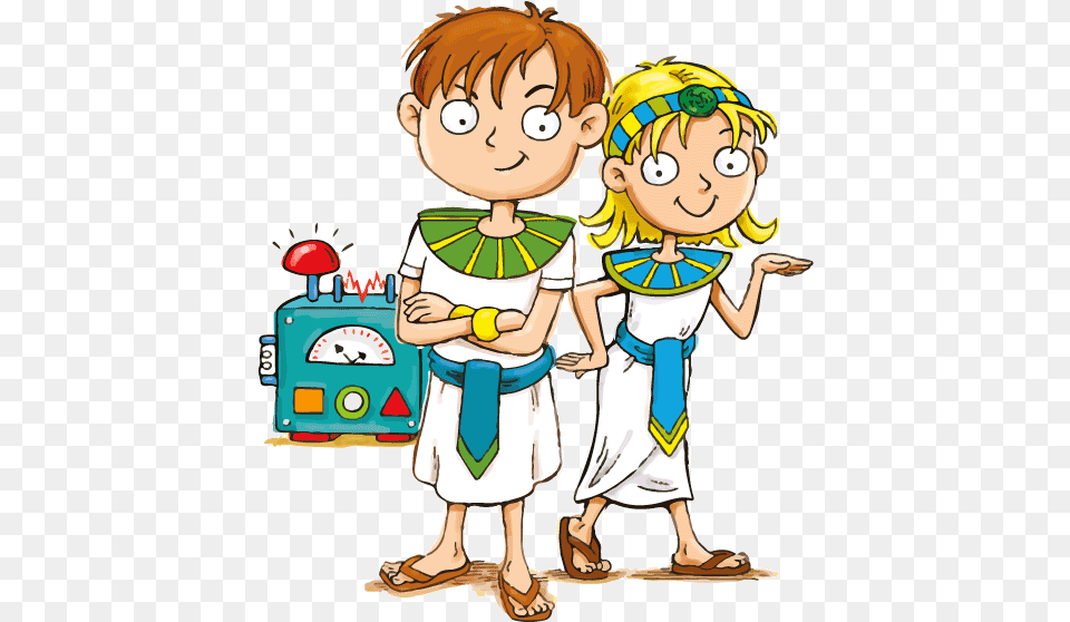 Egypt Kids Clipart, Book, Comics, Publication, Person Free Png Download