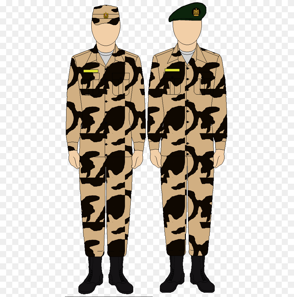 Egypt Thunderbolt Camo Uniform Military Uniform Modern Egypt, Military Uniform, Camouflage, Adult, Person Free Png