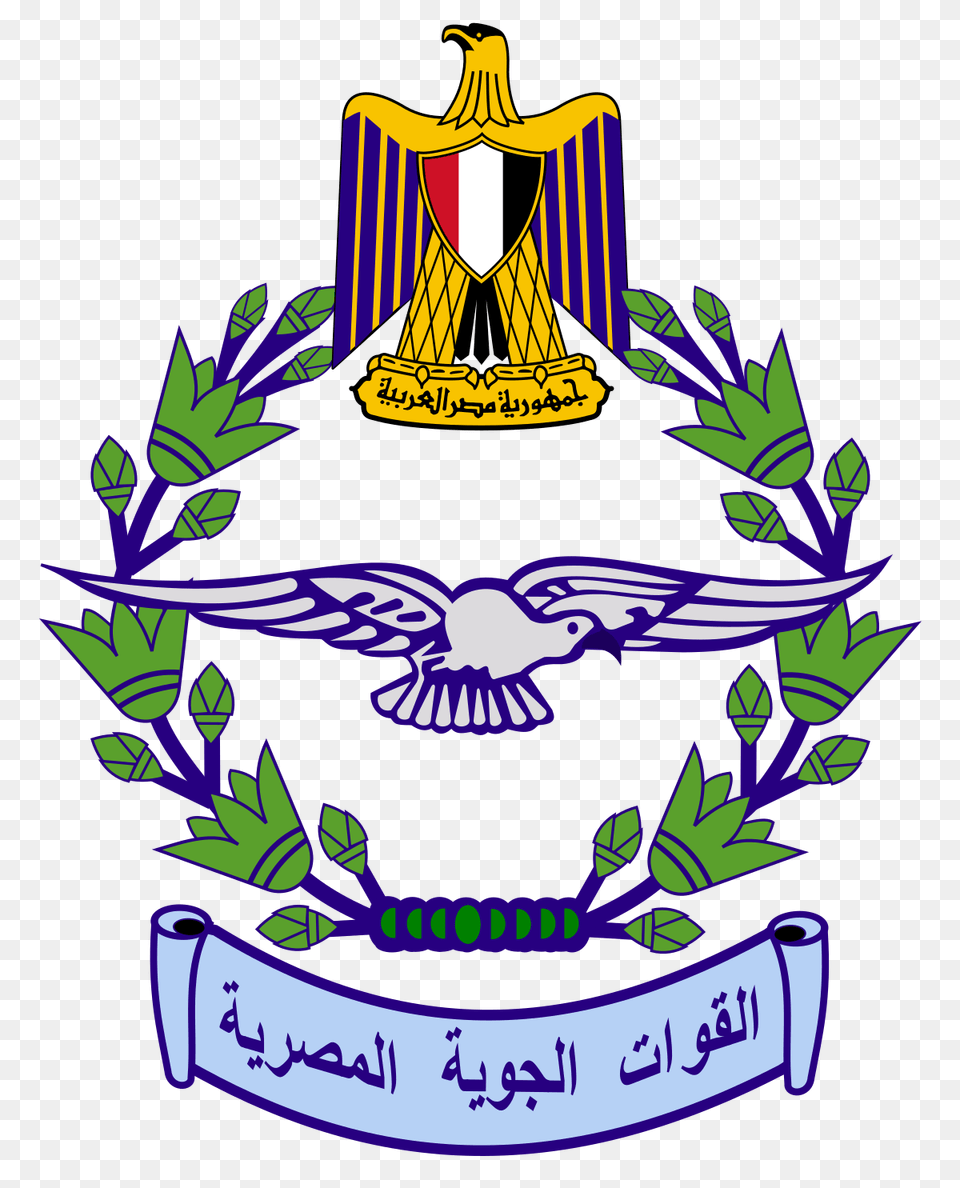 Egyptian Air Force, Emblem, Logo, Symbol Png Image