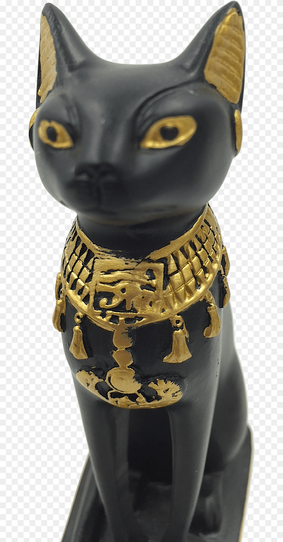Egyptian Cat Bastet Mini Miniature Cute Statue With Figurine, Animal, Egyptian Cat, Mammal, Pet Png Image