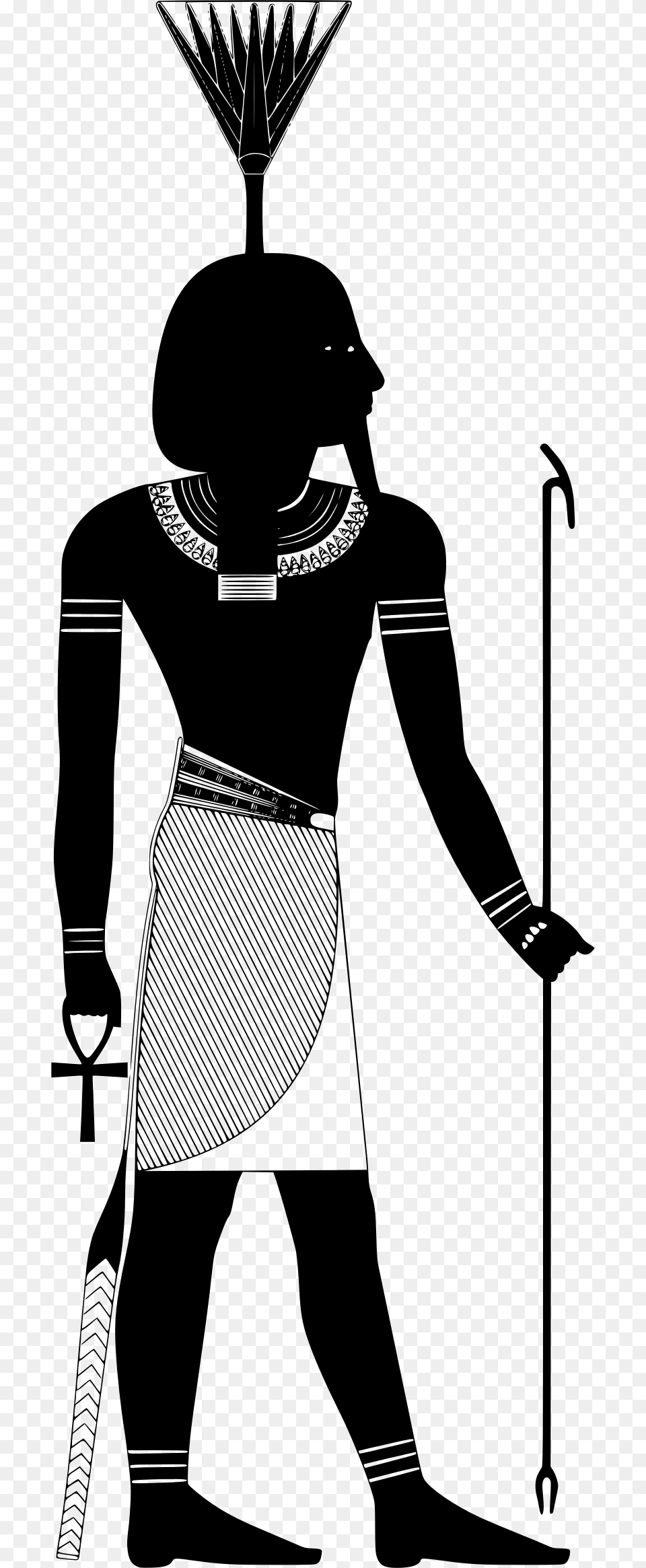 Egyptian God Ancient Egyptian Sun God Egyptian God Clipart, Gray Png Image
