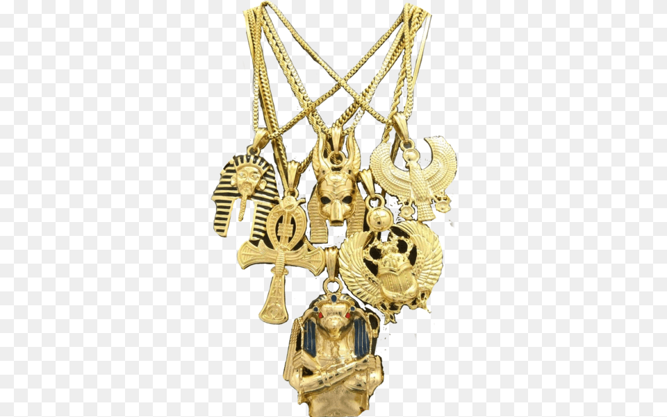 Egyptian Gold Chain Set Solid, Accessories, Treasure, Jewelry, Necklace Free Transparent Png