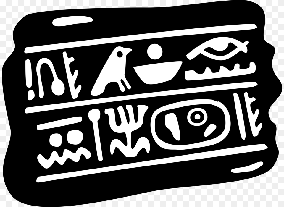 Egyptian Hieroglyphics, Stencil, Animal, Bird, Text Png