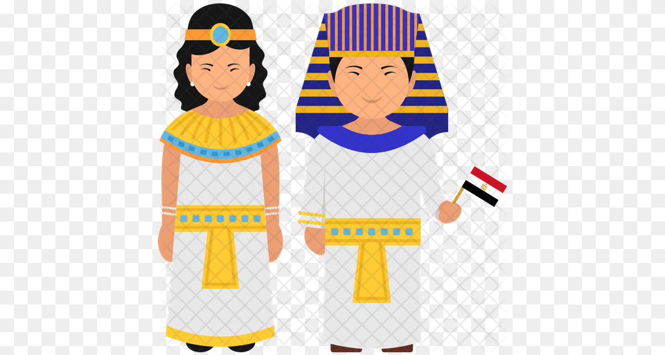 Egyptian Outfit Icon Traditional, Clothing, Costume, Person, People Free Png