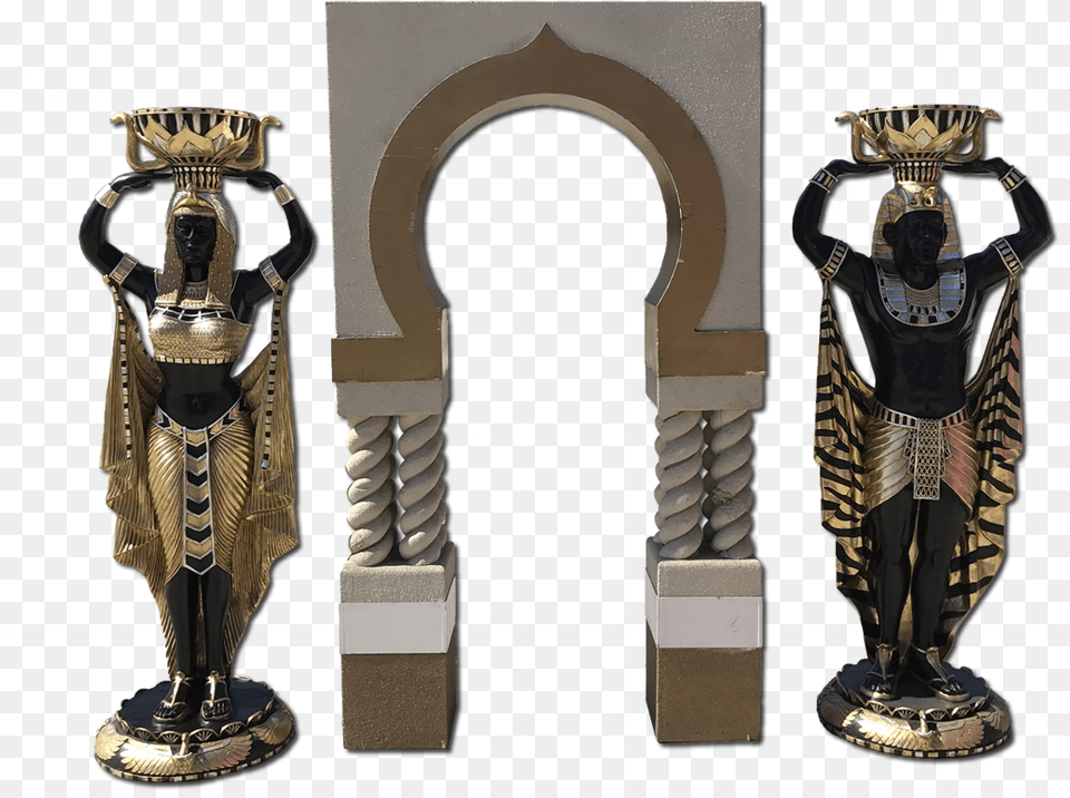 Egyptian Package Bronze Sculpture, Adult, Female, Person, Woman Png Image