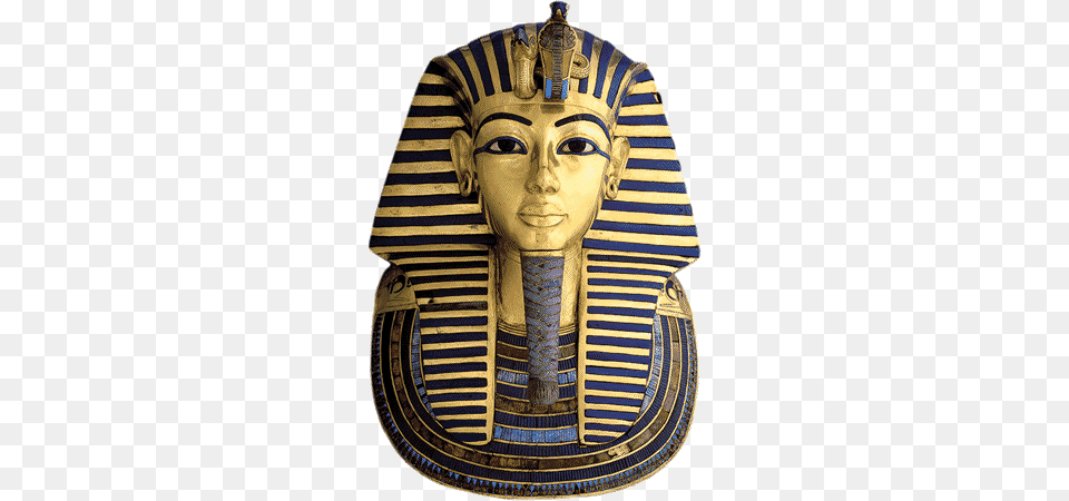 Egyptian Pharaoh Tutankhamun, Person, Art, Face, Head Free Png Download