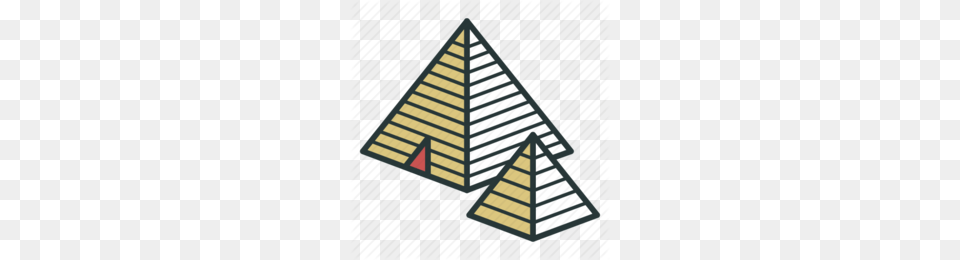 Egyptian Pyramid Black And White Clipart, Triangle, Architecture, Building Free Png Download