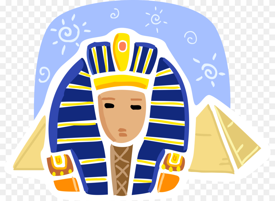 Egyptian Pyramid Sphinx Ancient Egypt Cartoon, Head, Ice Cream, Food, Person Free Png