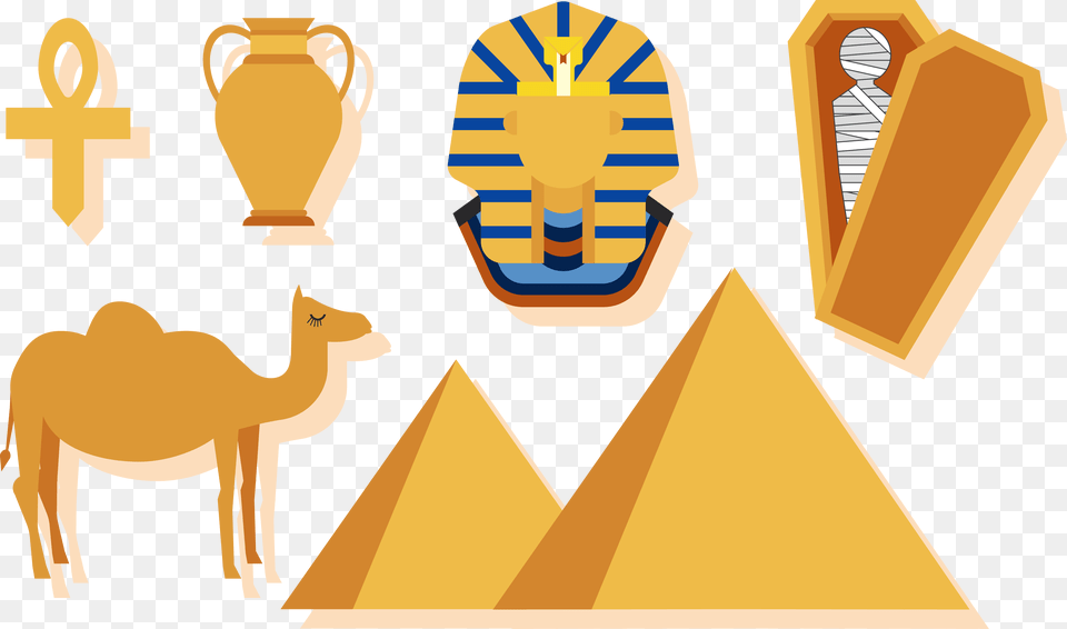 Egyptian Pyramids Ancient Egypt Clip Art Ancient Egypt Pyramids Clipart, Animal, Camel, Mammal Free Png Download