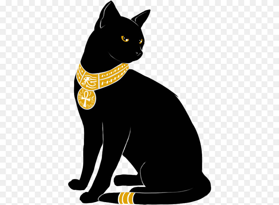 Egyptian Pyramids Clip Art Source Egyptian Black Cat Art, Animal, Mammal, Pet, Egyptian Cat Png