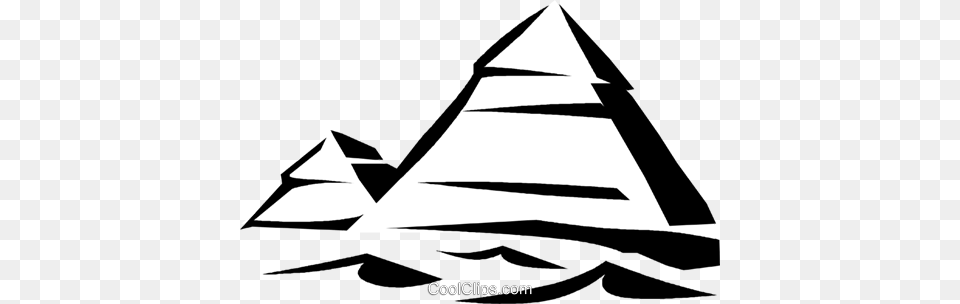 Egyptian Pyramids Royalty Vector Clip Art Illustration, Triangle, Animal, Fish, Sea Life Free Png Download