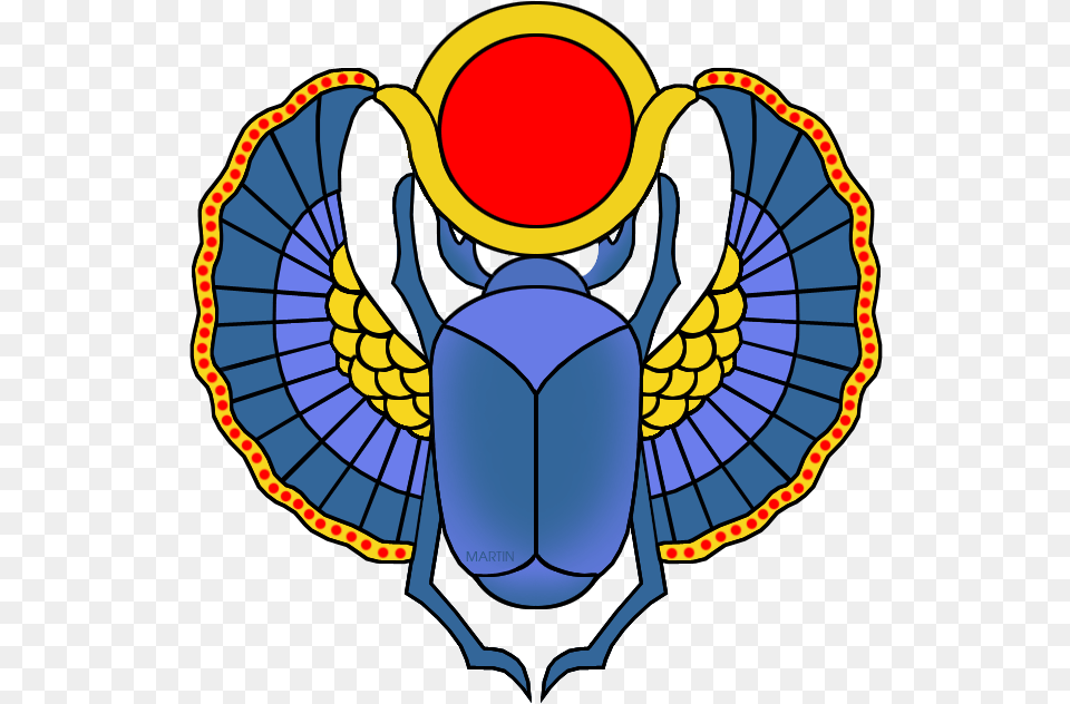 Egyptian Scarab Clipart Transparent Egyptian Scarab, Emblem, Symbol, Insect, Animal Free Png