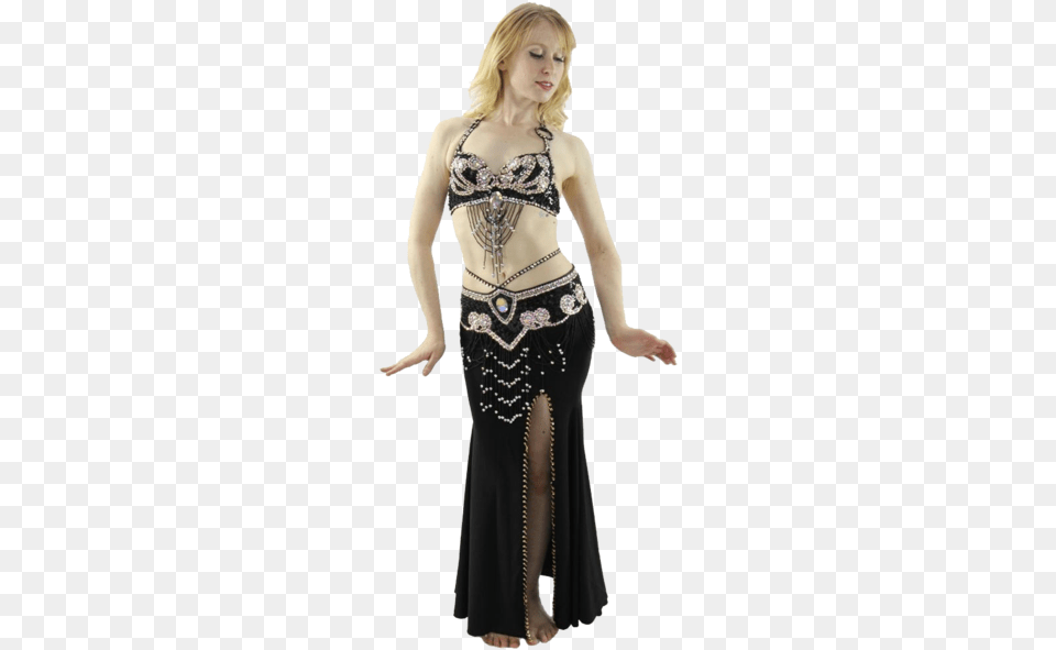 Egyptian Style 3 Piece Belly Dance Costume, Adult, Person, Female, Woman Png