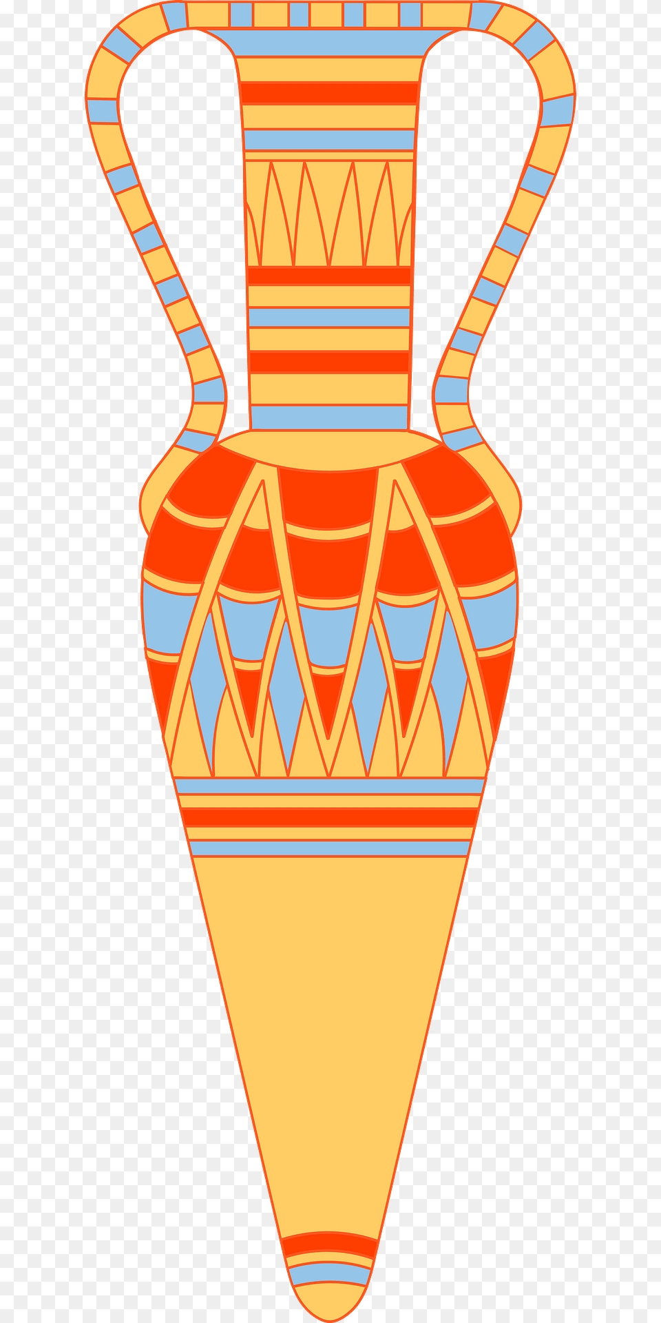 Egyptian Vase Clipart, Jar, Pottery, Urn Png