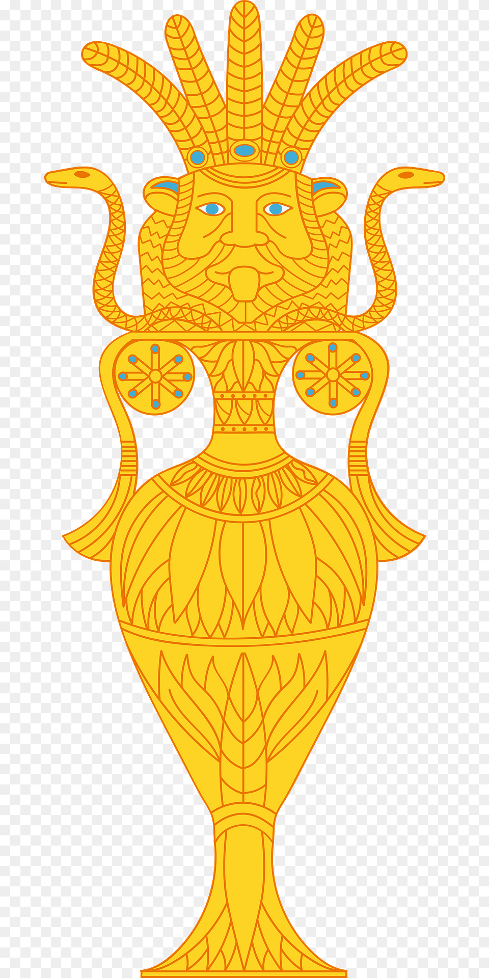 Egyptian Vase Clipart, Jar, Pottery, Person, Emblem Free Png