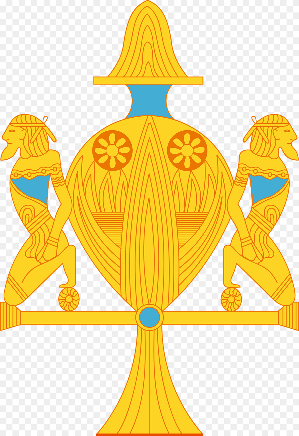 Egyptian Vase Clipart, Person, Emblem, Symbol, Face Png