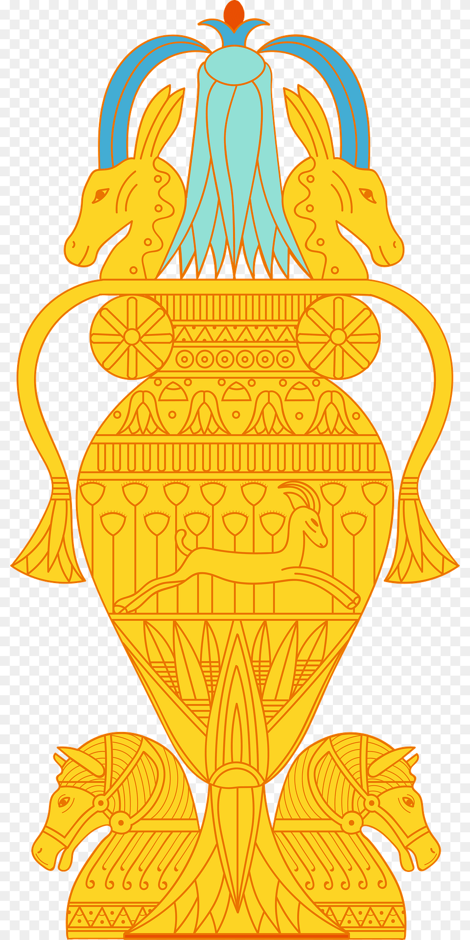 Egyptian Vase Clipart, Jar, Pottery, Emblem, Symbol Free Transparent Png