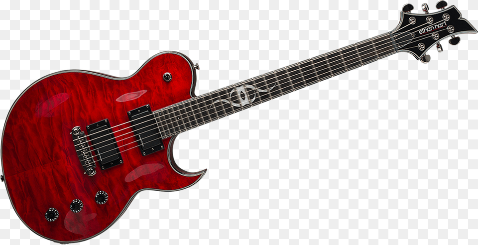 Eh 3 Q Tr Guitar Red, Bass Guitar, Musical Instrument, Electric Guitar Free Png