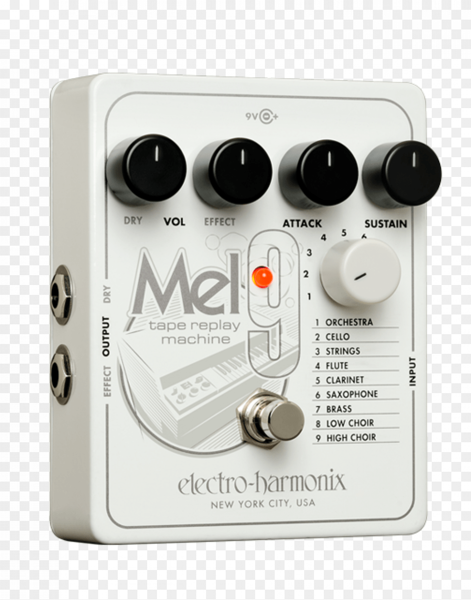 Eh Mel9 Tape Replay Machine Effects Pedal Electro Harmonix Mel9 Tape Replay Machine, Electronics Free Transparent Png