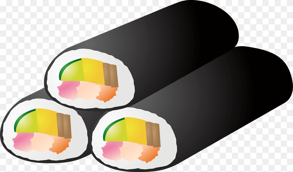 Ehomaki Sushi Clipart, Dish, Food, Meal, Grain Free Png