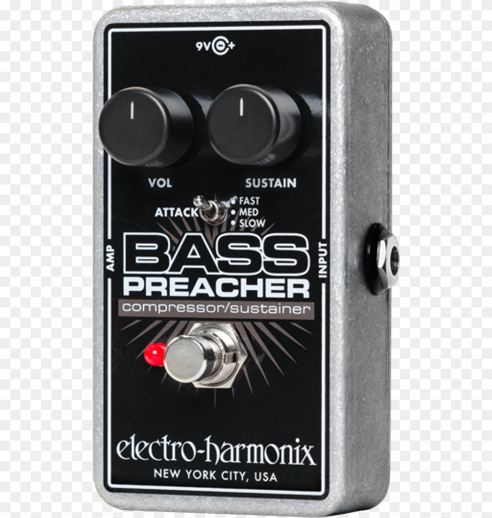 Ehx Electro Harmonix Pedal Bass Preacher Smartphone, Electrical Device Free Transparent Png