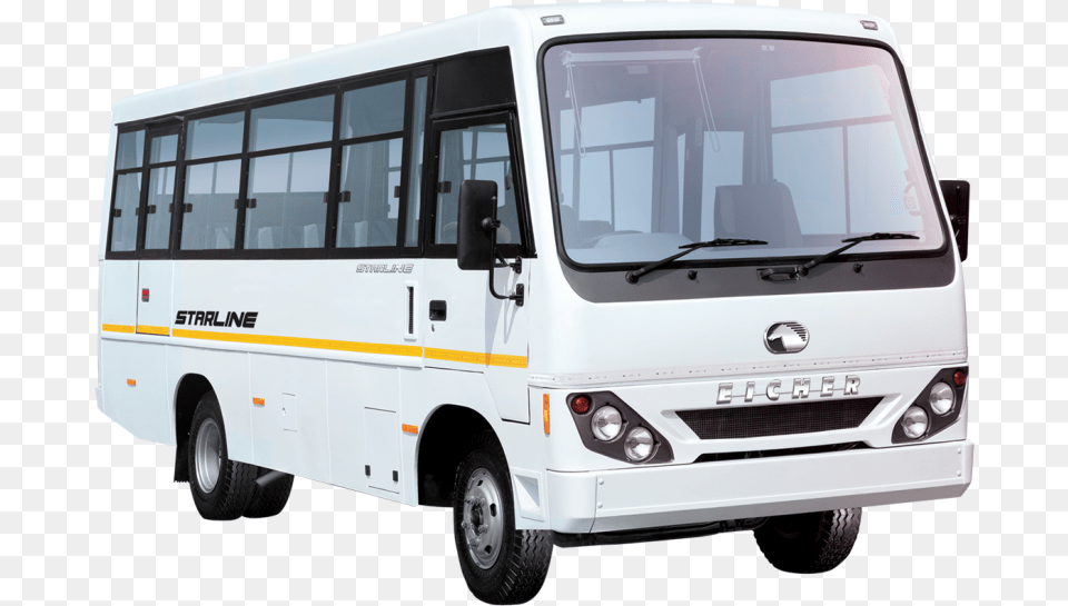 Eicher Bus 24 Seater Price, Transportation, Vehicle, Machine, Wheel Free Png Download