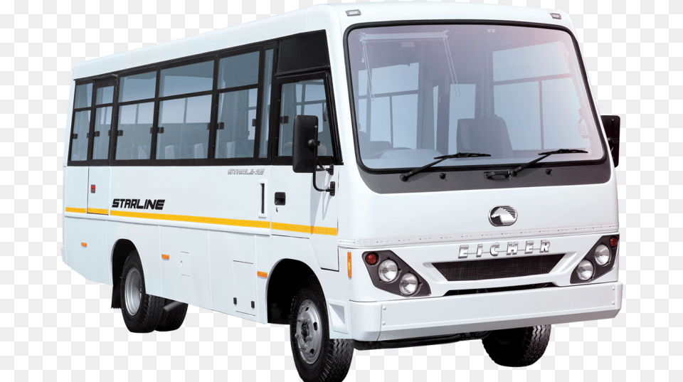 Eicher Eicher Bus 24 Seater Price, Transportation, Vehicle, Minibus, Van Free Png