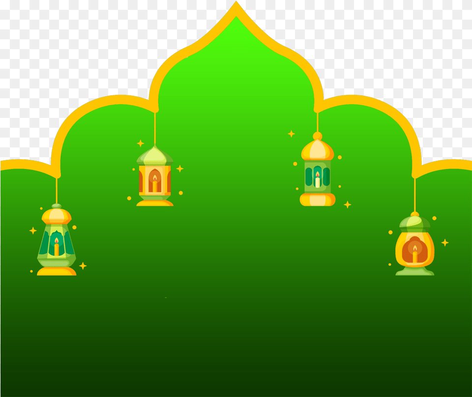 Eid Ul Adha 2018 Cards Background Idul Fitri 2018, Green Free Png Download