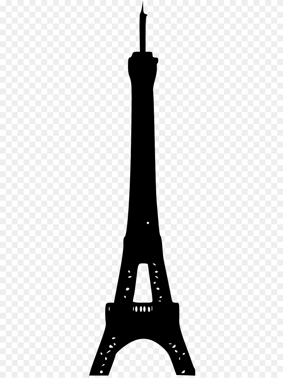 Eifel Tower Cartoon Black Eiffel Tower, Gray Png Image
