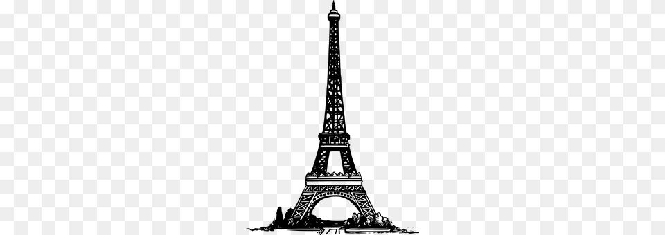 Eiffel Tower Gray Png Image