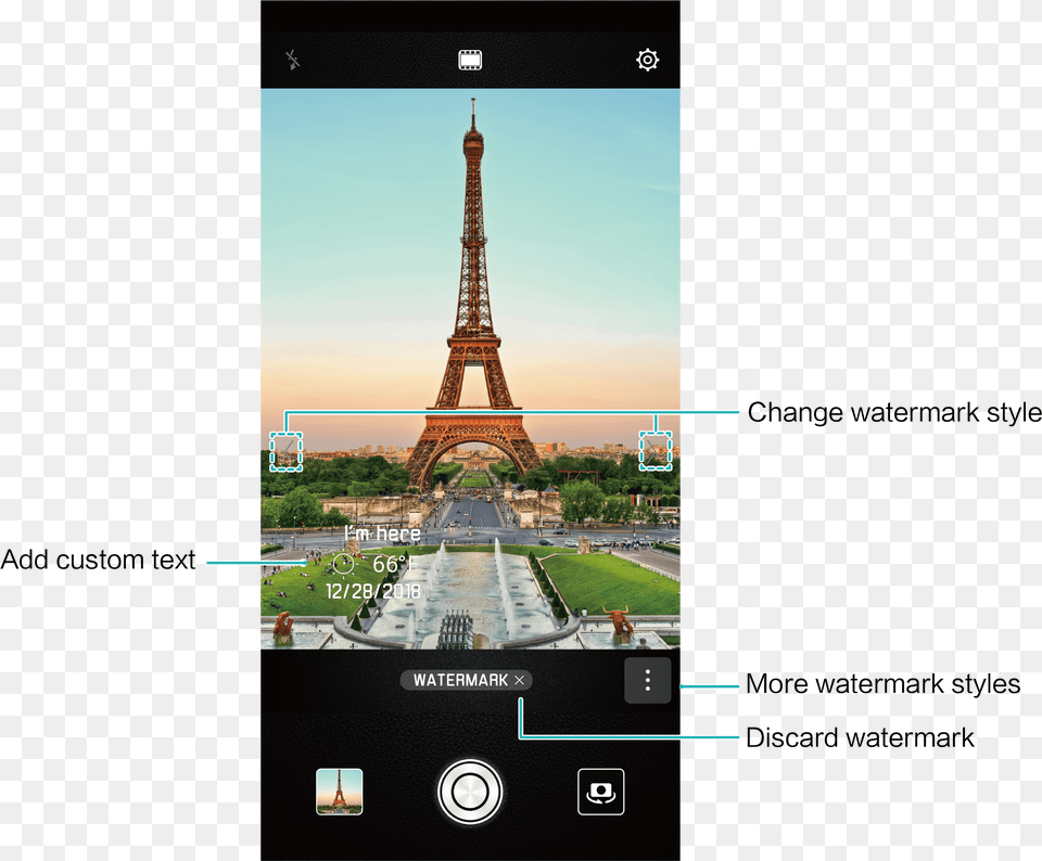 Eiffel Tower, Architecture, Building, Electronics, Phone Free Png