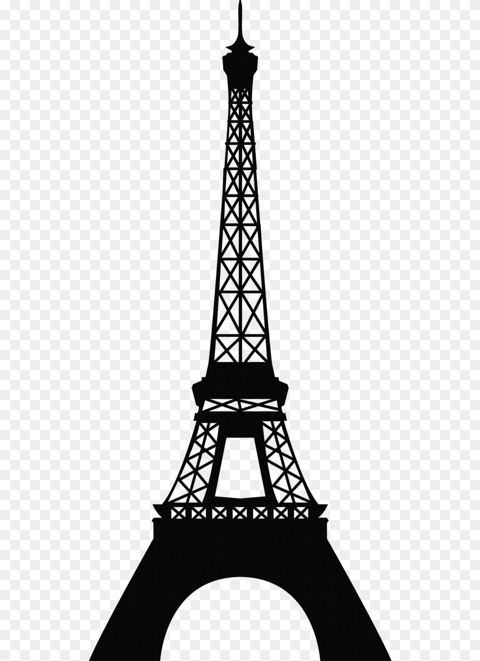 Eiffel Tower, Silhouette, Lighting Free Transparent Png