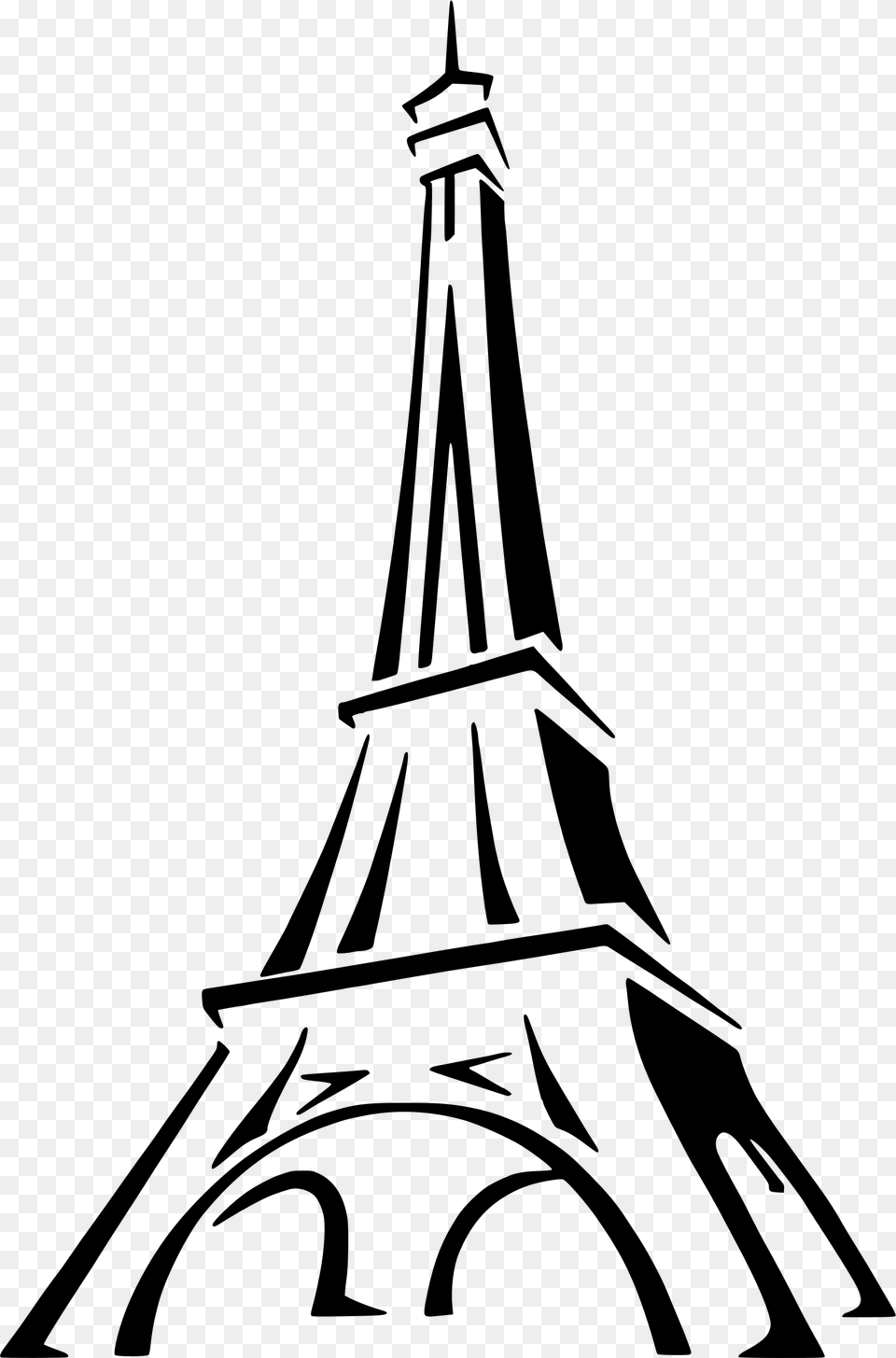 Eiffel Tower, Gray Free Transparent Png