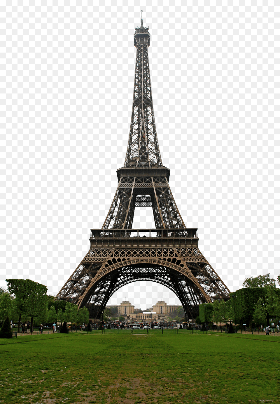 Eiffel Tower, Architecture, Building, Grass, Plant Png Image