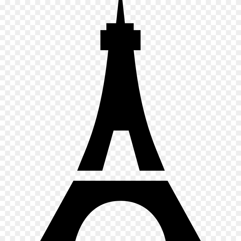 Eiffel Tower, Gray Png