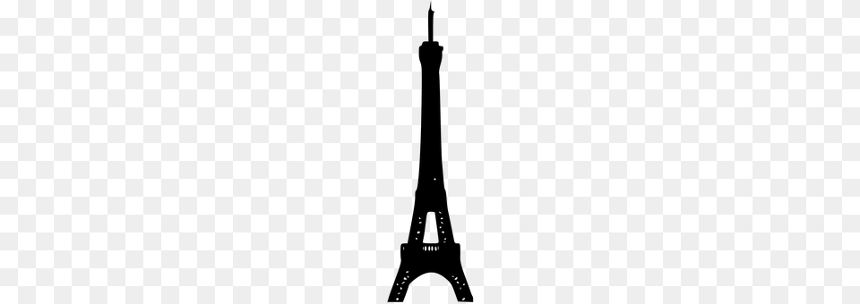 Eiffel Tower Gray Free Png Download