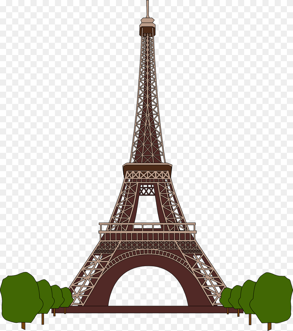 Eiffel Tower Clipart, Architecture, Building, Cad Diagram, Diagram Free Transparent Png