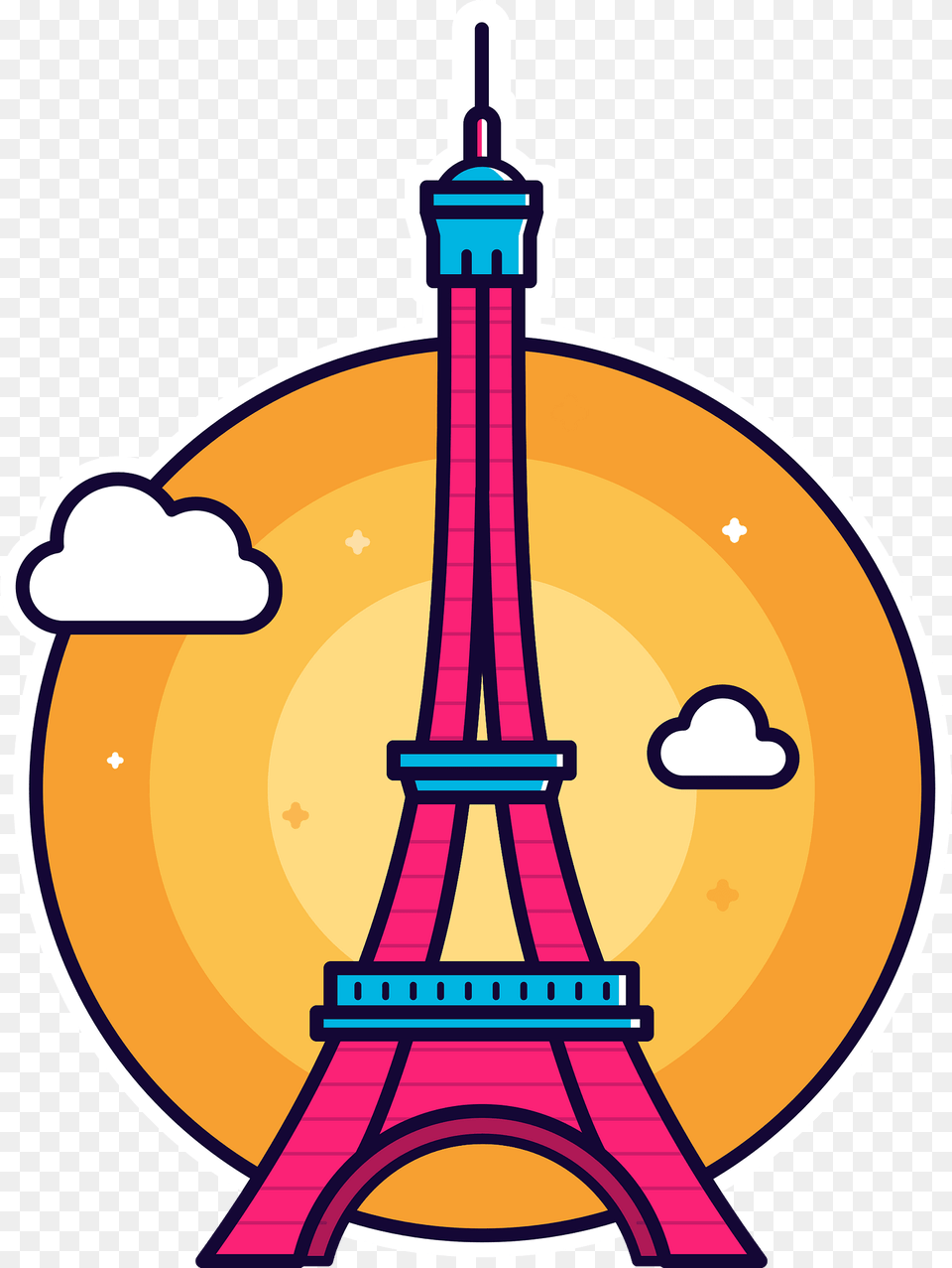 Eiffel Tower Clipart, City, Architecture, Building Free Png Download