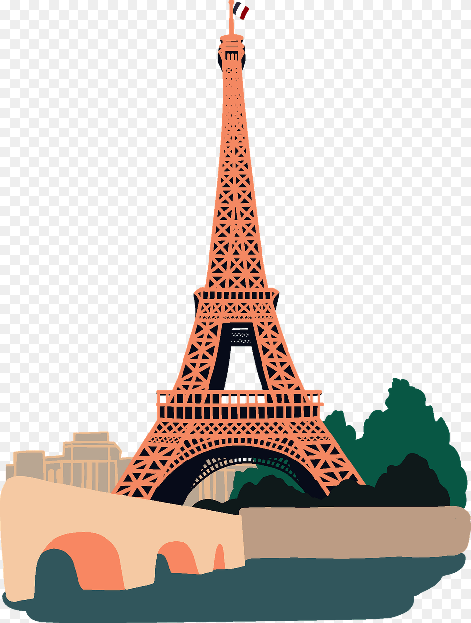 Eiffel Tower Clipart, City, Architecture, Building Png Image