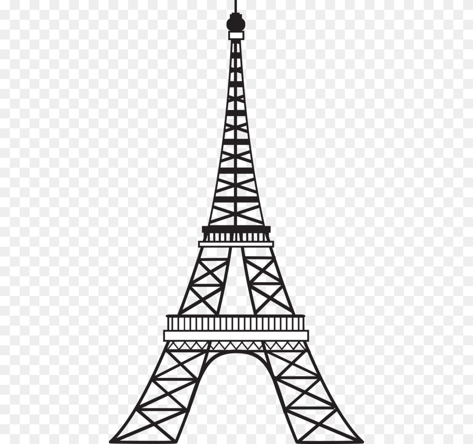 Eiffel Tower Clipart Black And White Eiffel Tower Clip Art, City, Architecture, Building Free Png Download