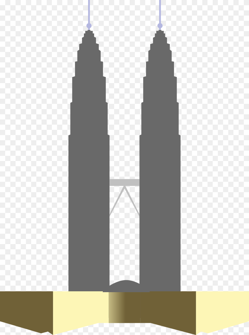 Eiffel Tower Clipart Petronas Tower Petronas Towers Silhouette, Architecture, Building, City, Spire Free Png Download
