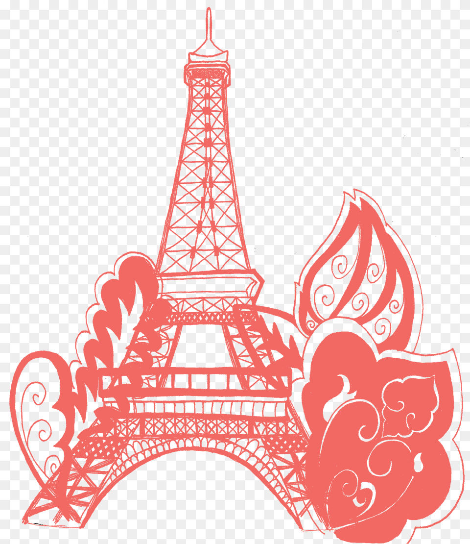 Eiffel Tower Design, Art Free Png