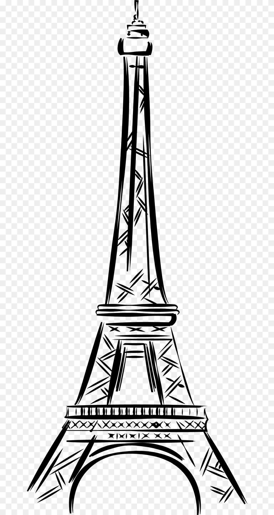 Eiffel Tower Drawing, Lighting, Silhouette, Stencil, City Png Image